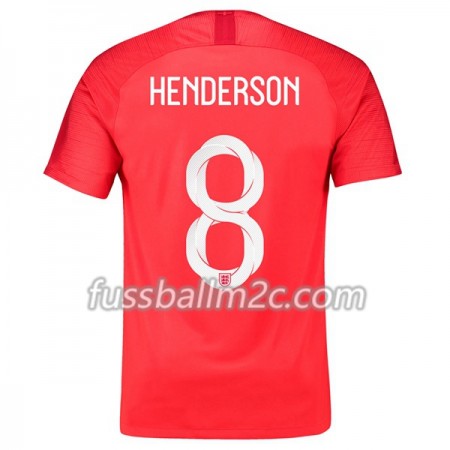 Fußballtrikots England Henderson 8 Auswärts Trikotsatz WM 2018